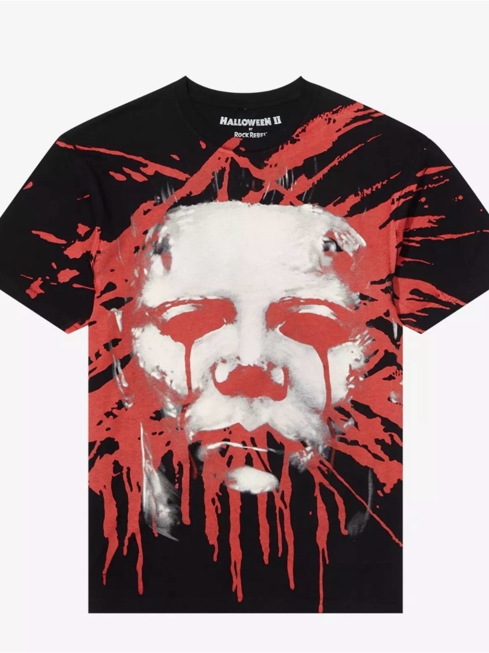 Halloween Michael‎ Myers Blood Splatter T-Shirt Rock Rebel XXL goth scare fright